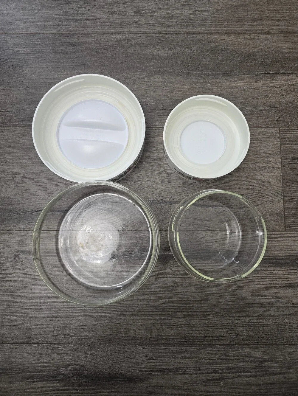 Pyrex Spice of Life See 'N Store Canisters Set Of 2 Retro Vintage Decor